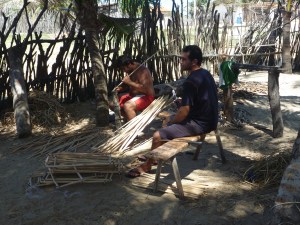 making the lobster cages