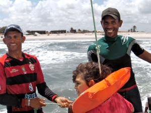 Taking our son on a Christmas day sail