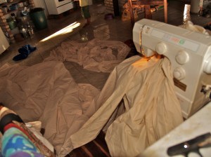 Hard work pulling this lot through the machine