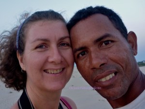 Claire and Neu. Prainha do Canto Verde. Brazil Aug 2013