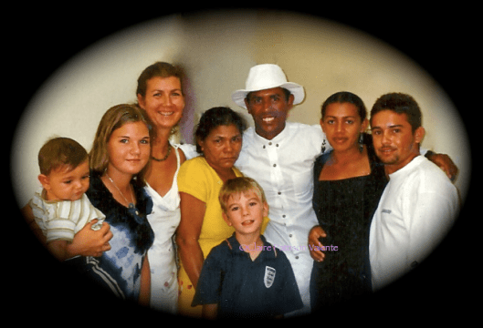 Our wedding photo, with Neu's mum (middle) looking SO happy!