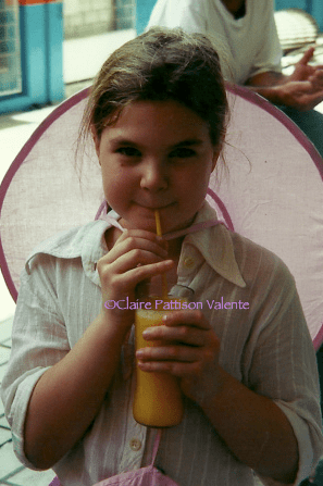 A well needed refreshing drink. Fortaleza Jan 2002