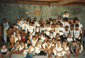 Mestre Rato's young persons project in a favela, Fortaleza Jan 2002