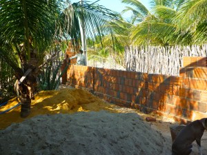 And the wall goes up