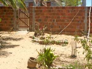 Nice new garden wall and gate