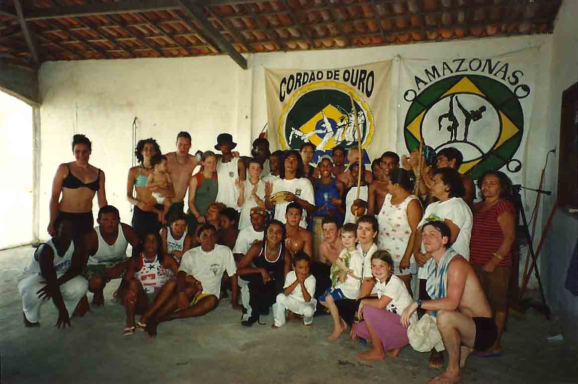 amazonas, estudantes e famílias, prainha do canto verde 2002
