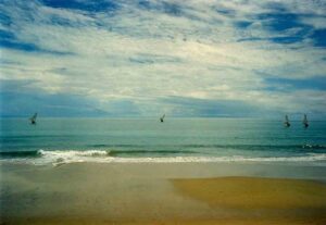 jangadas indo para o mar