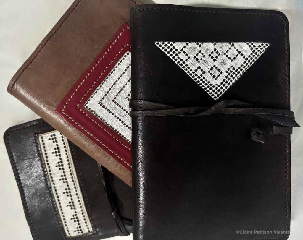 leather notebook covers with inserts of labirinto