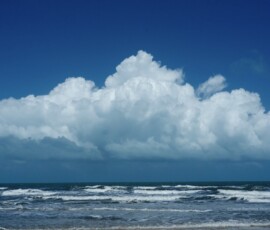 Cloud over the sea, Prainha do Canto Verde