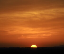 Orange sunset, Prainha do Canto Verde