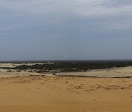 Panoramic view of Prainha do Canto Verde and surrounds