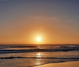 Sunrise over the sea, Prainha do Canto Verde